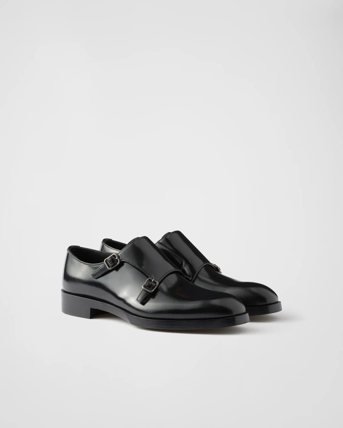 prada brushed leather double monk strap 상품이미지2