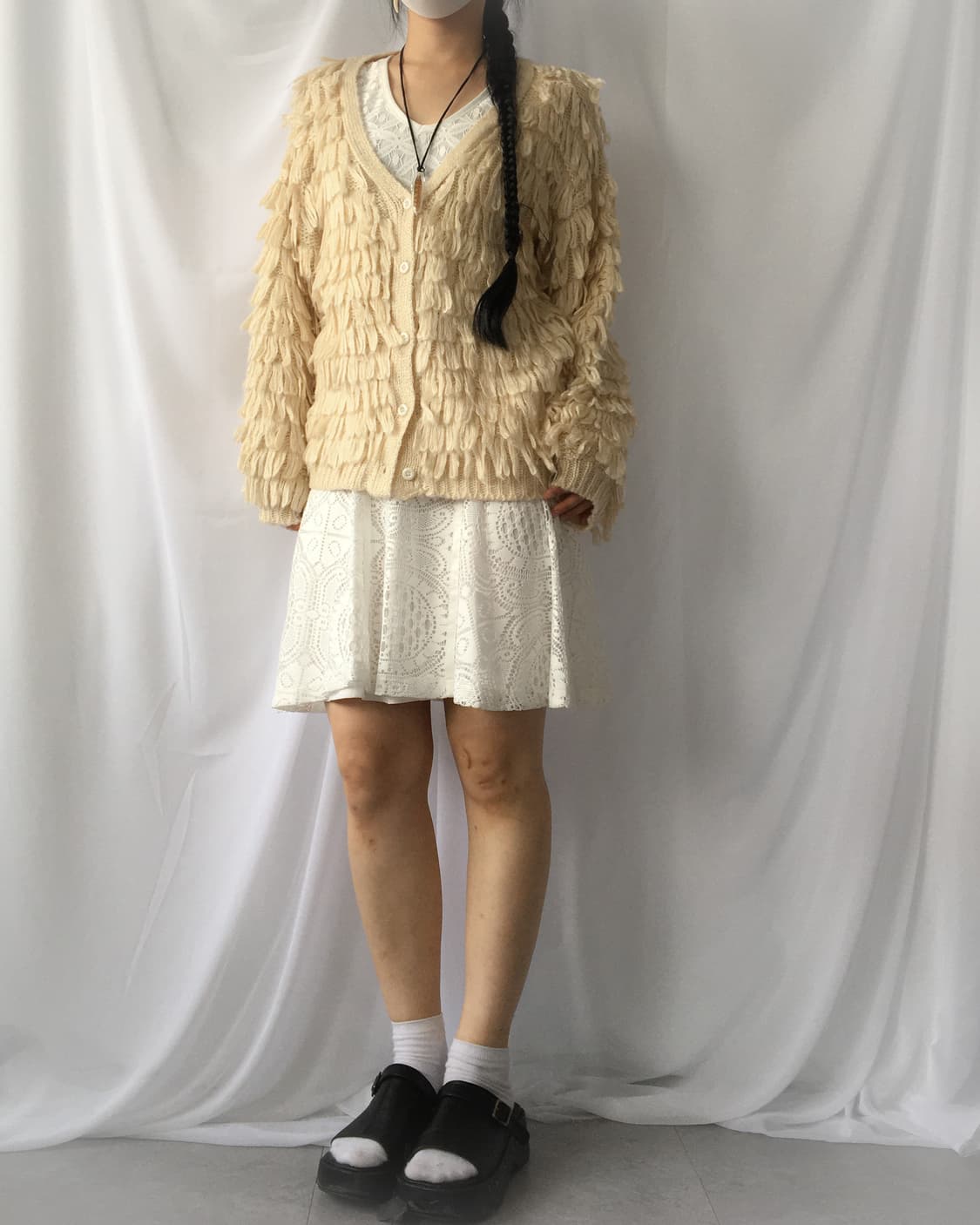 Fluffy knit cardigan 상품이미지8