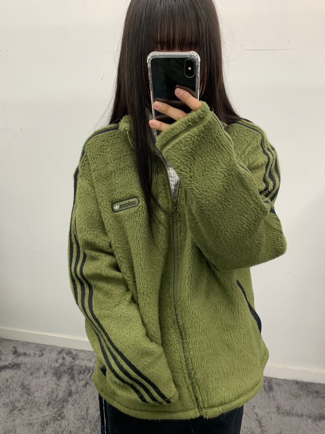 아디다스 카키 플리스 상품이미지4