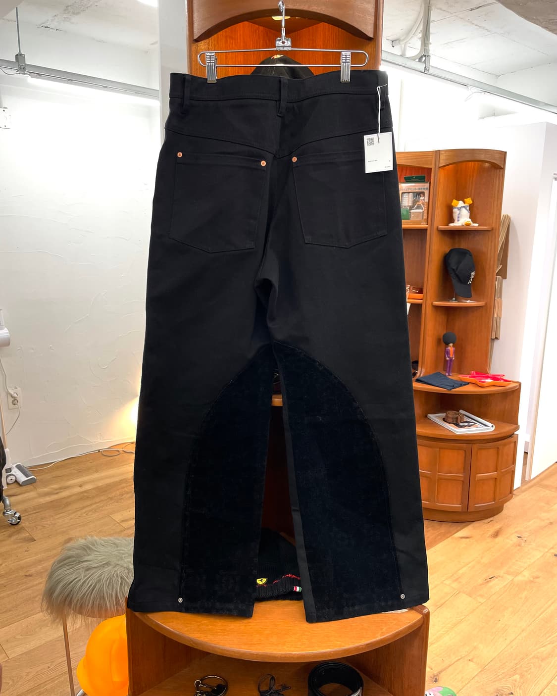 [48] 앤더슨벨 블랙 데님 팬츠 상품이미지5