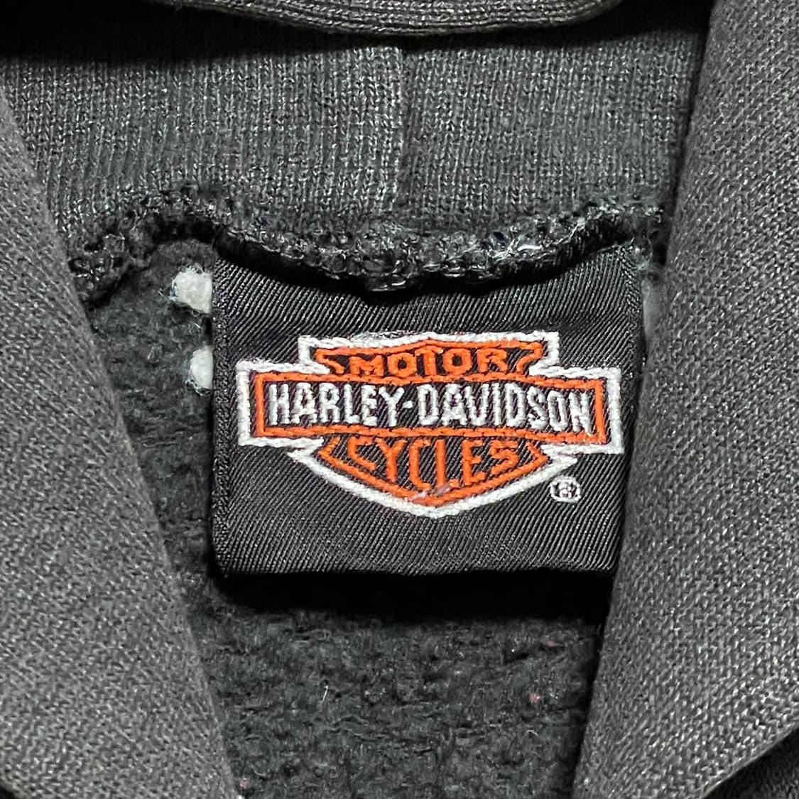 [2XL] 00‘s 할리데이비슨 플레임 후드집업 상품이미지6