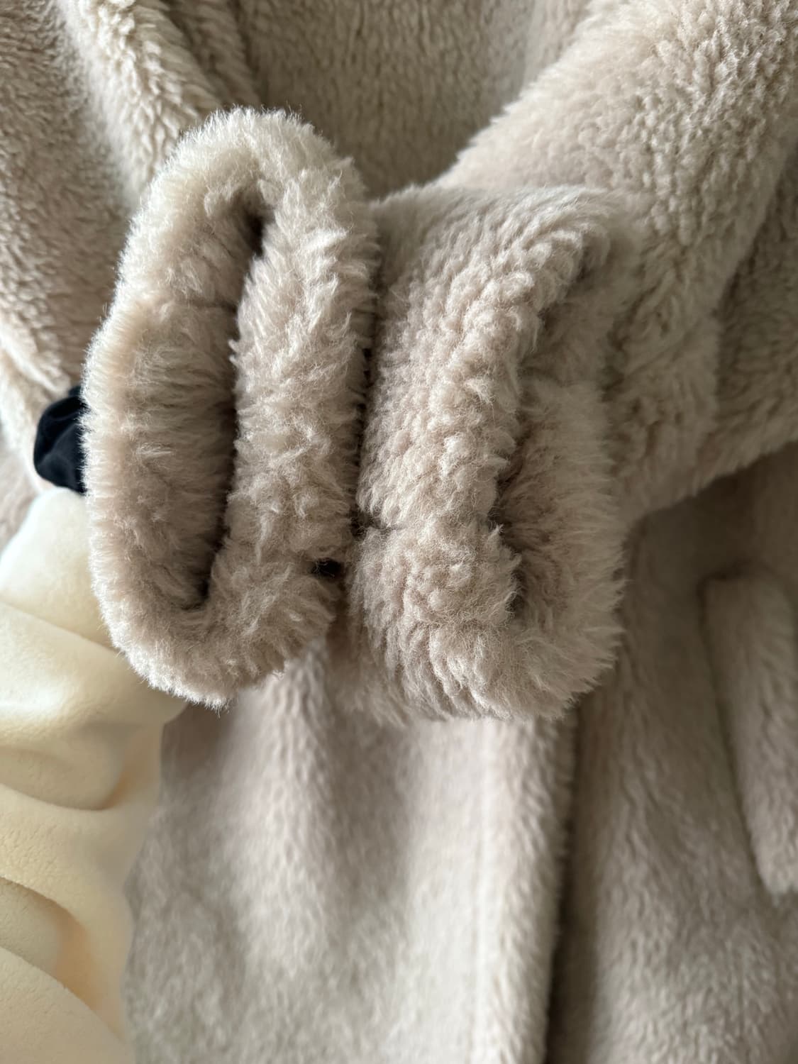 스무드무드 테디 쉐어링 후드 코트 상품이미지5