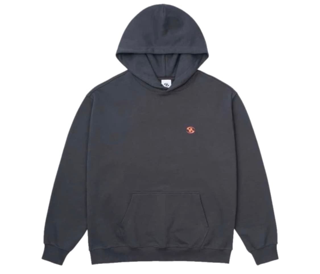 산산기어 로고 후드 차콜 24ss - 2size 상품이미지2