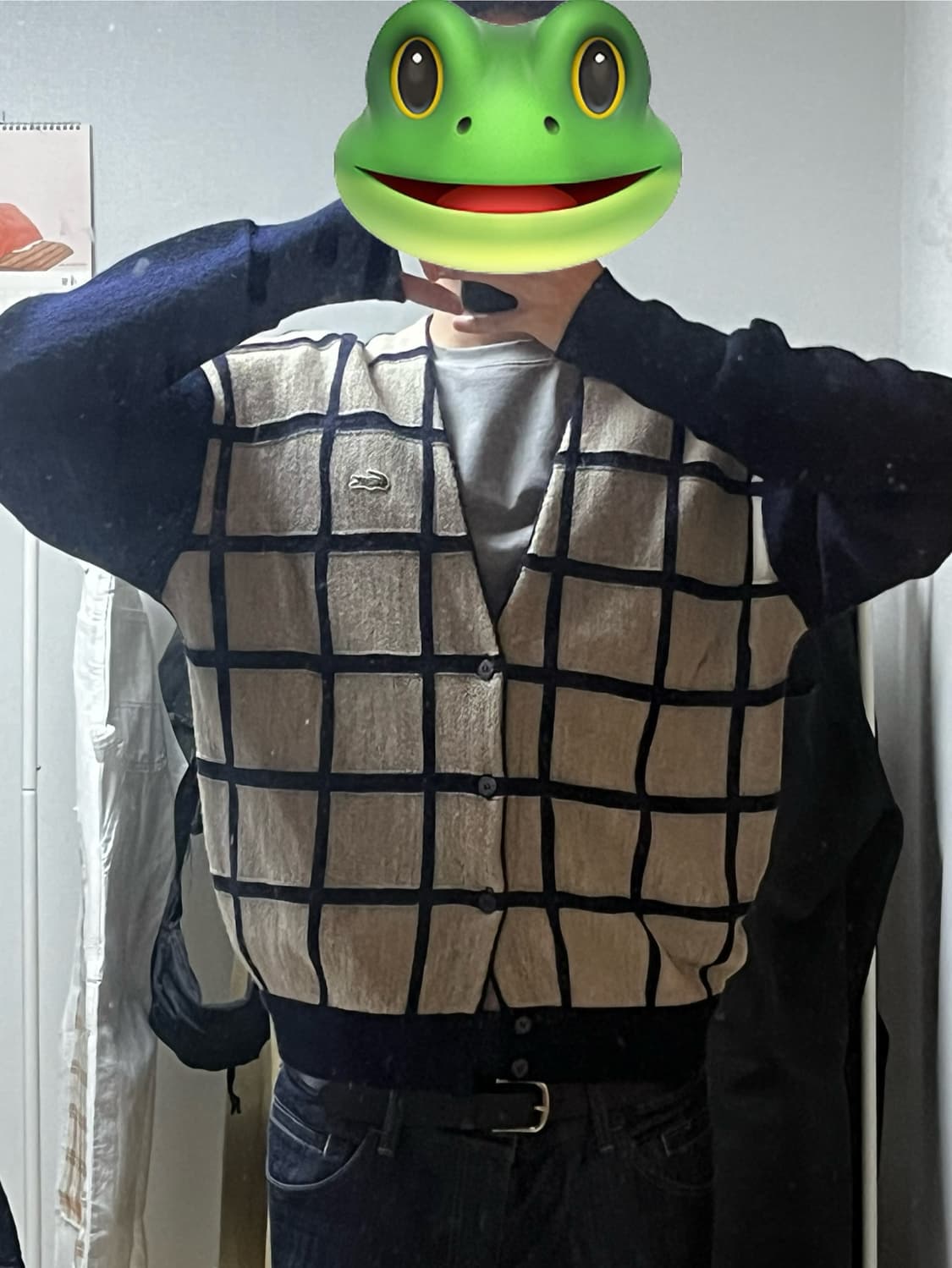 서광 라코스테 빈티지 가디건 상품이미지4