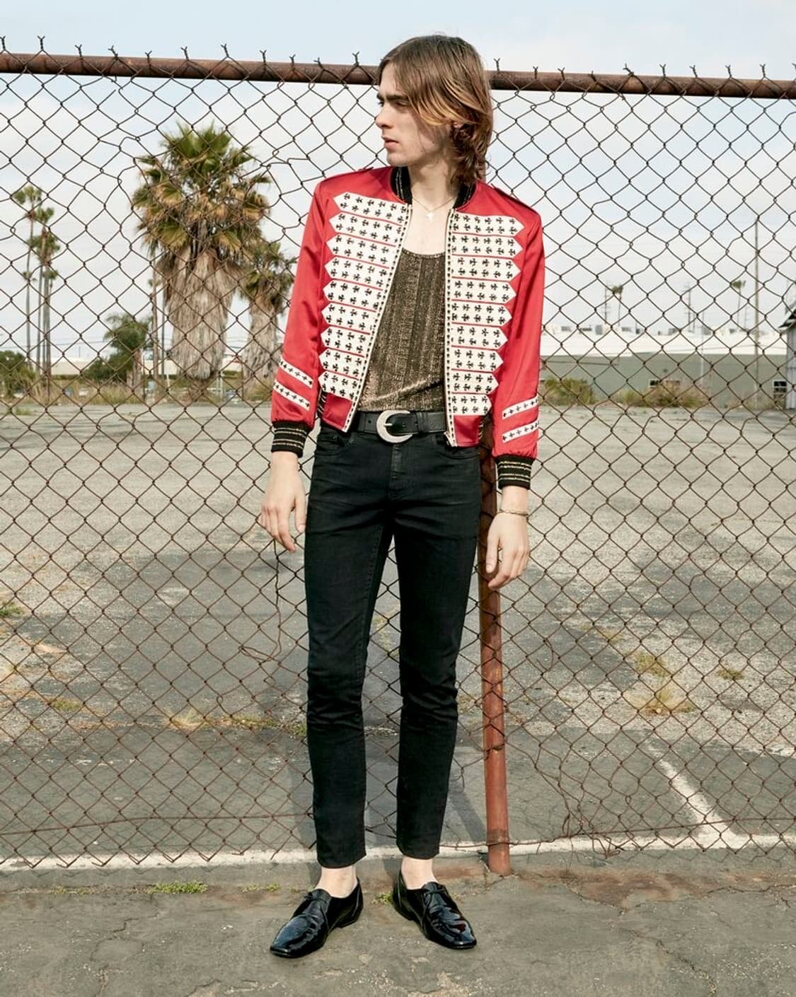 [BTS 지민님 착용] 생로랑 20ss 나폴레옹 봄버 자켓 상품이미지1