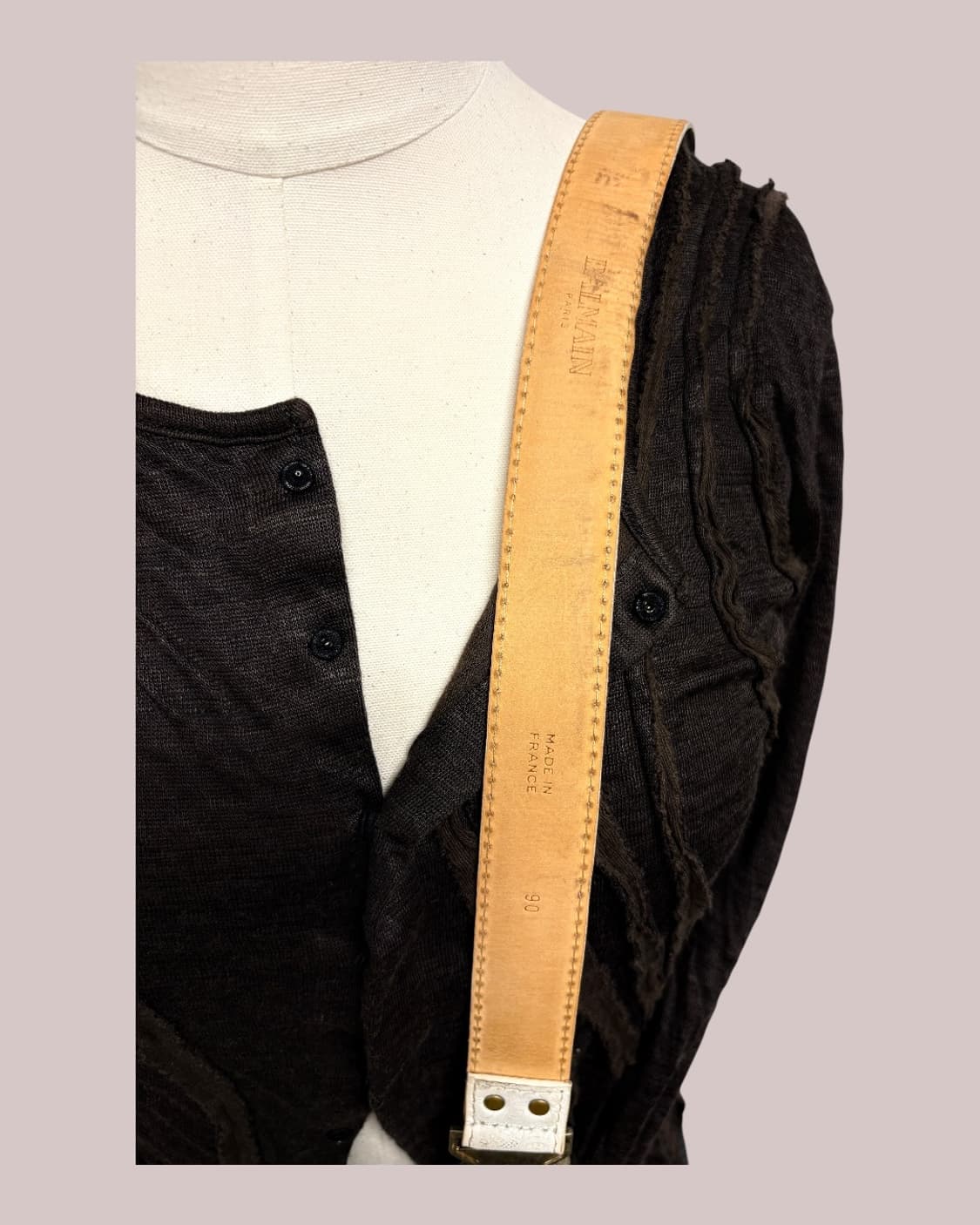 BALMAIN [정품/정품각인] 발망 빈티지 버팔로 황소 상품이미지6