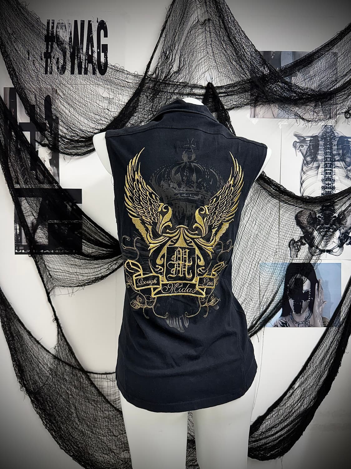 MIDAS printing embriodery sleeveless 상품이미지1