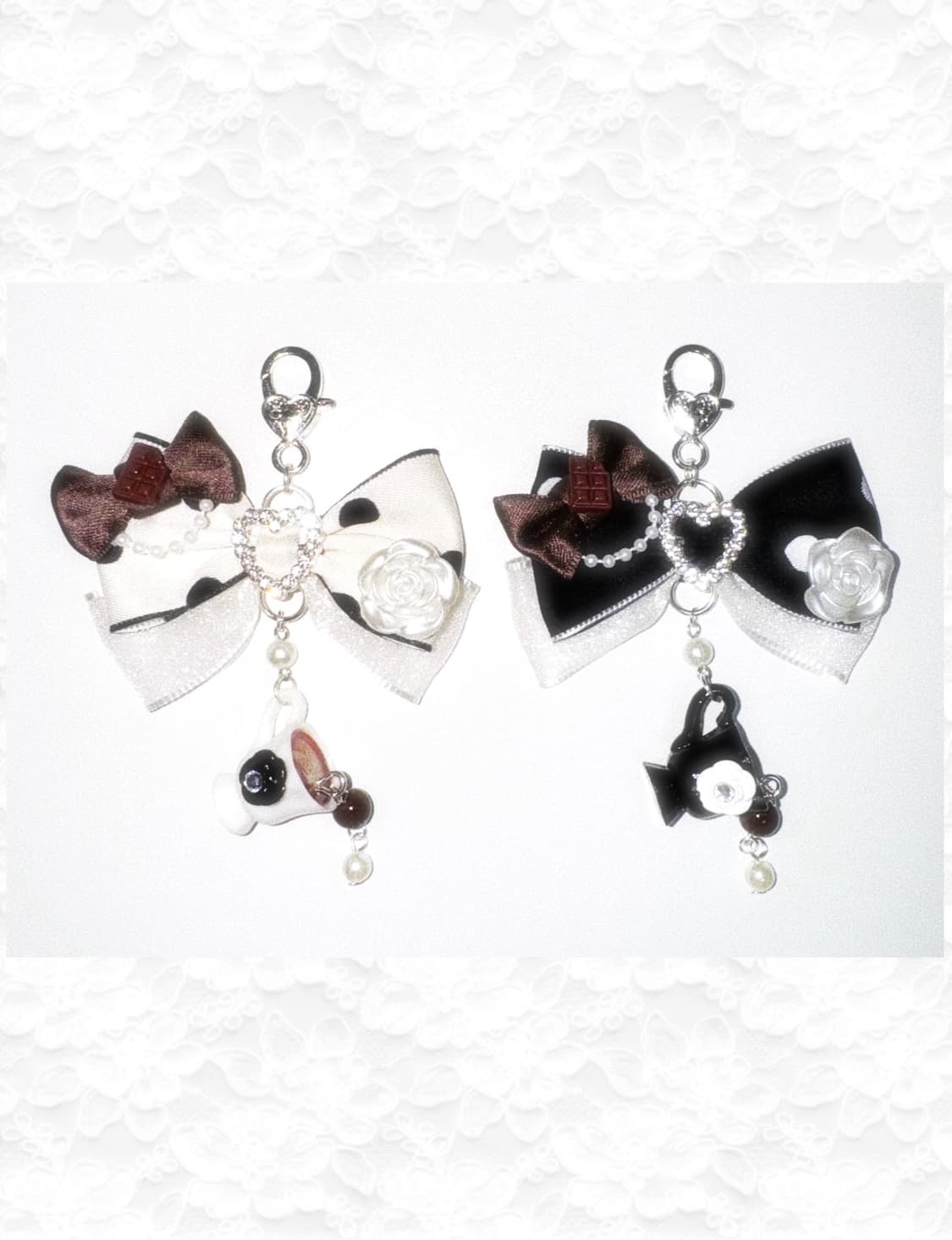𖦹°‧ latteart keyring / 라떼아트 키링 ☕️ 상품이미지1