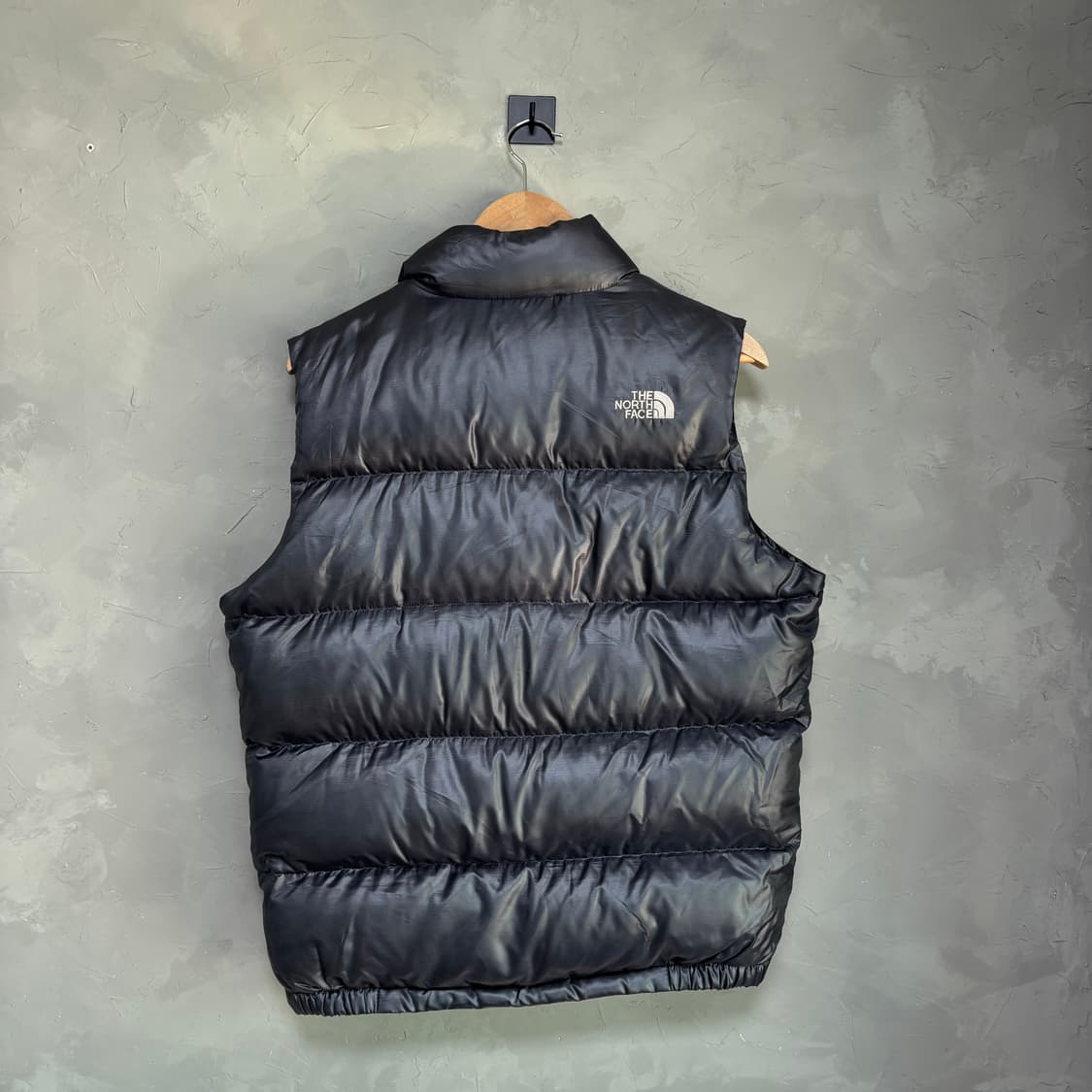노스페이스 700 구스다운 패딩조끼 그레이 상품이미지5