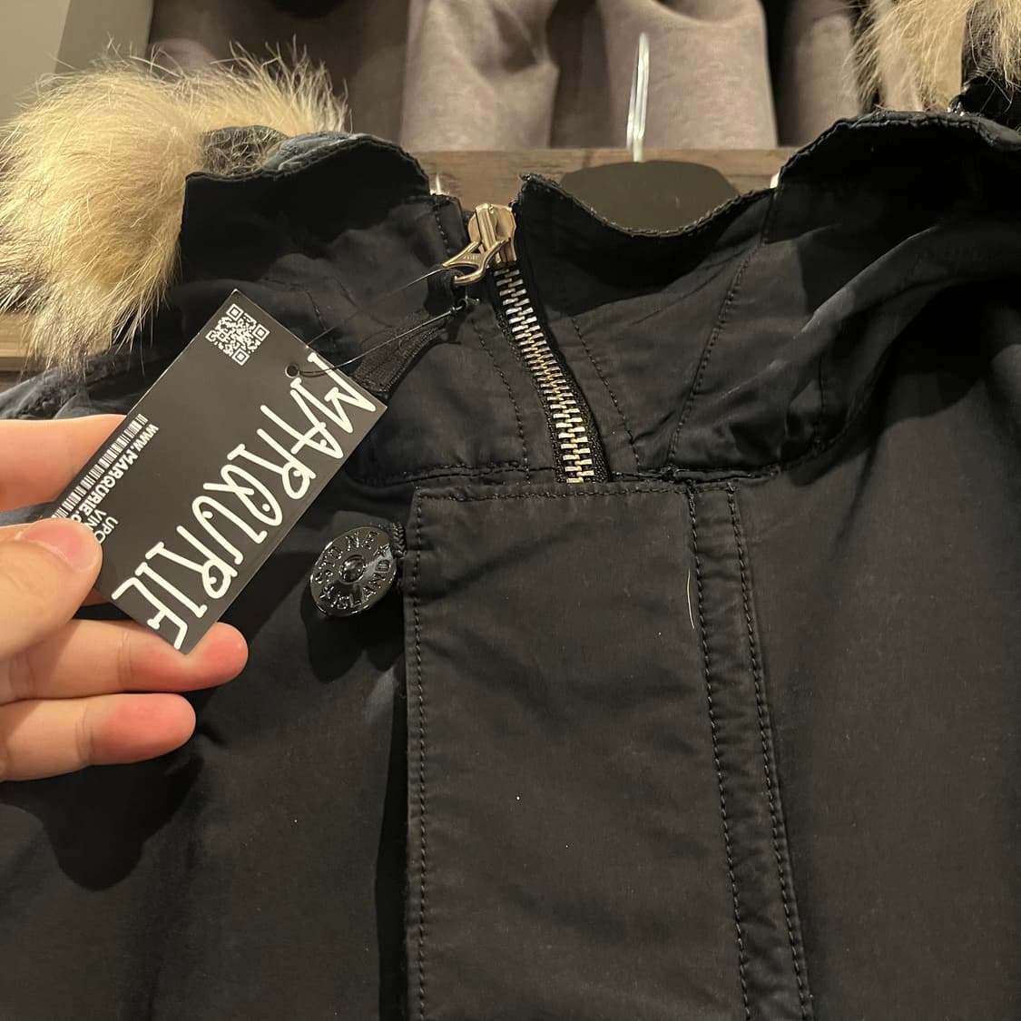 스톤아일랜드 블랙 와펜 내피 다비드 TC 사파리 야상 봄버자켓 패딩 점퍼 상품이미지2