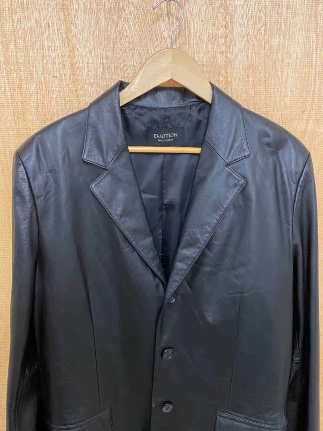 VTG leather blazer jacket 레더 블레이저 자켓 상품이미지7