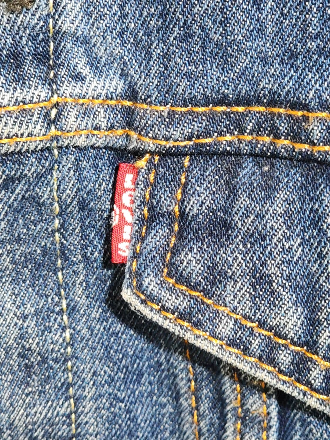 (M) 리바이스 청자켓 중청 데님자켓 레드탭  상품이미지4