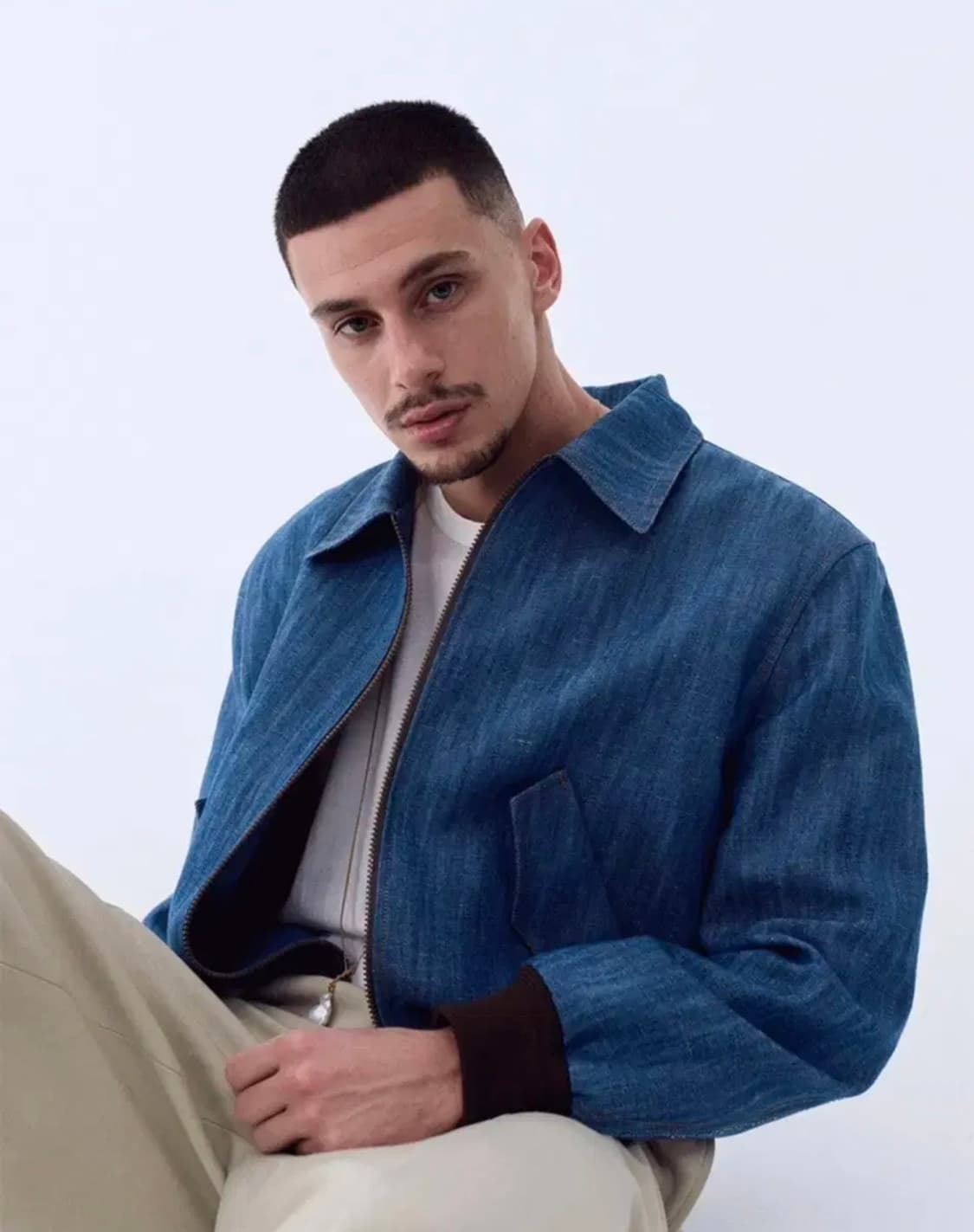 [L]렉토 바스티아 데님 자켓 블루종 상품이미지1