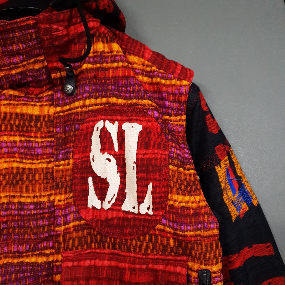 실측 XL 일본 빈티지 미즈노 90s 올드스쿨 스키 패딩 봄버 자켓 희귀 상품이미지2