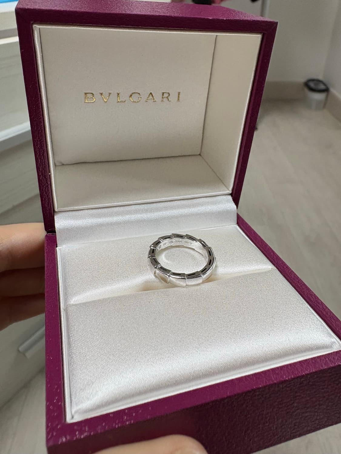불가리 세르펜티 반지 46호 화이트 골드 상품이미지1