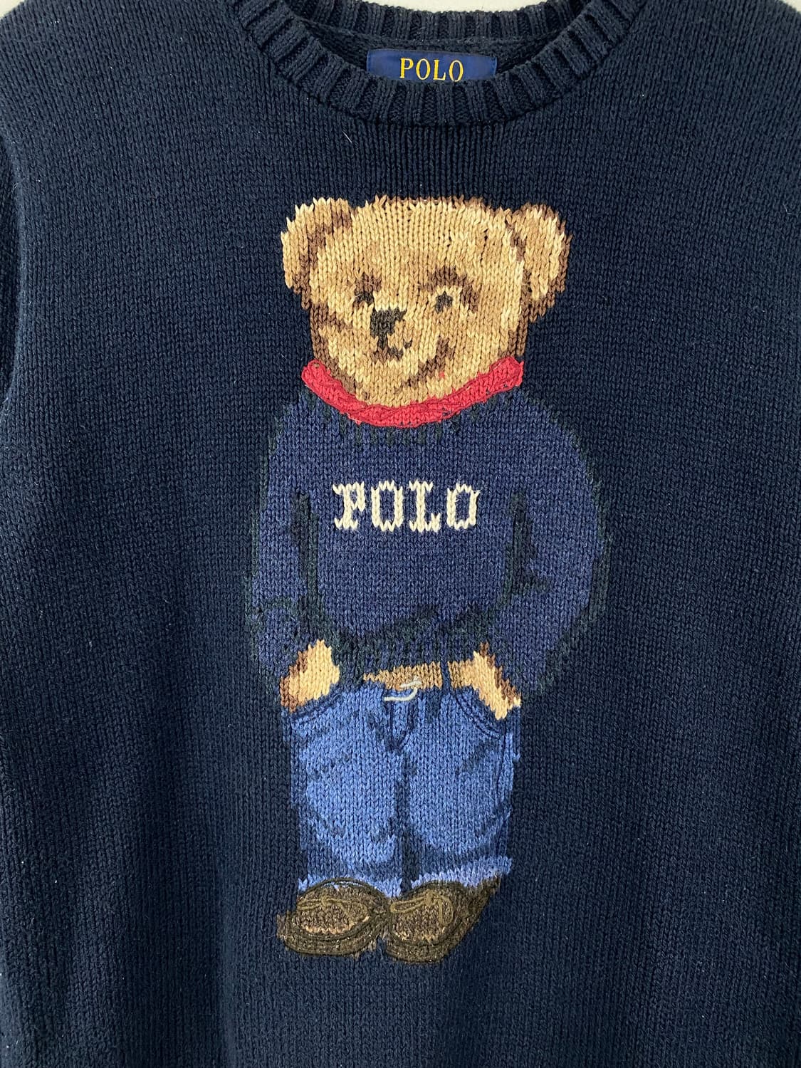 폴로 랄프로렌 테디베어 니트 스웨터 M <552> 상품이미지3