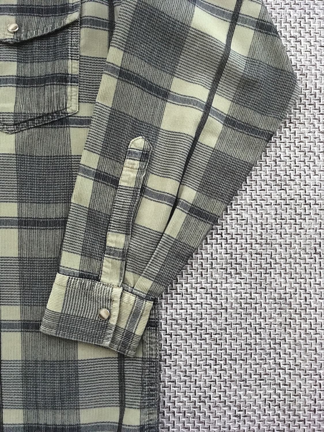 Plaid check corduroy western Shirts 상품이미지4