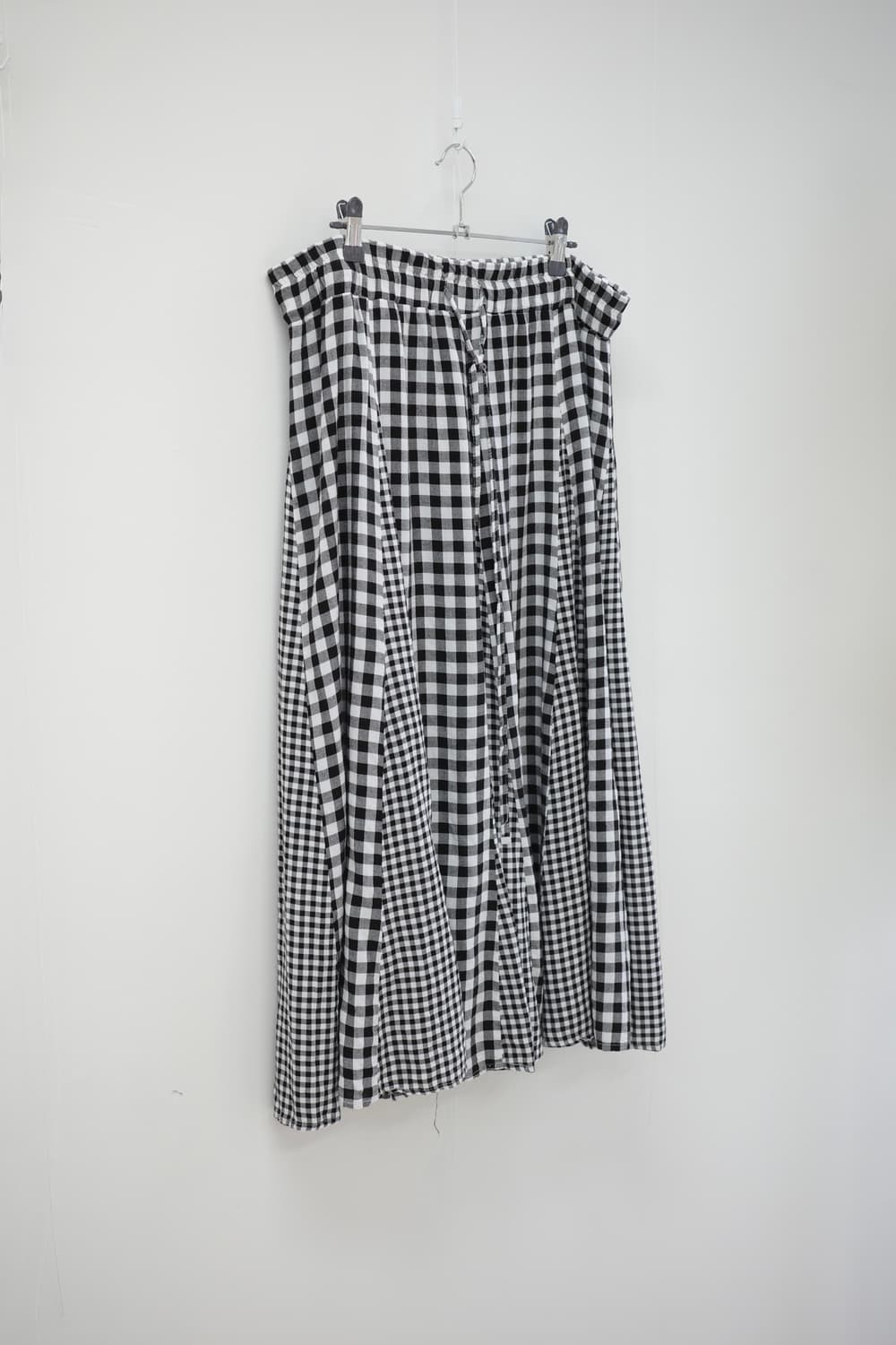 Mix checked long skirt 상품이미지6