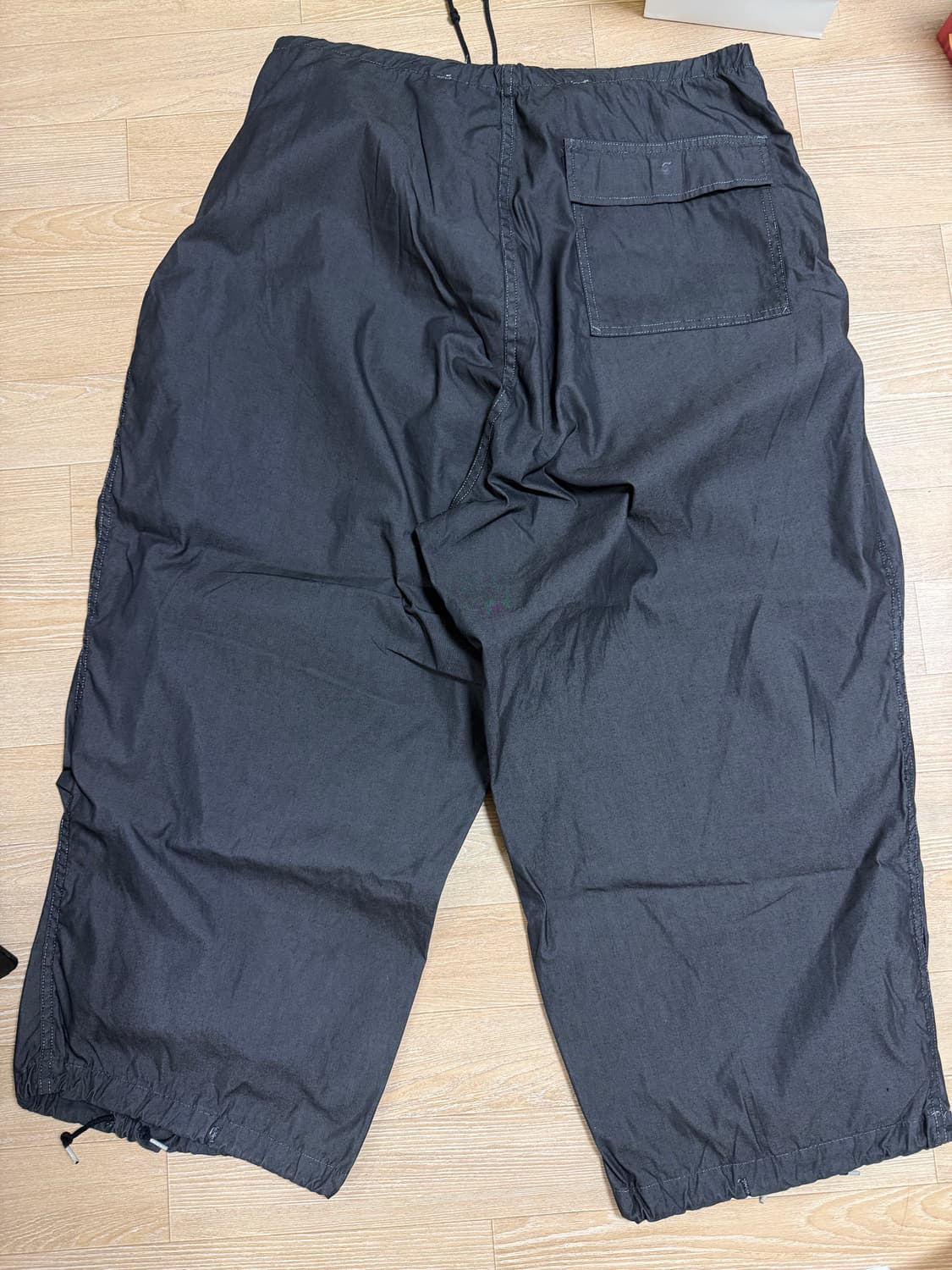 194 Local 밀리터리 오버팬츠 블랙 상품이미지4