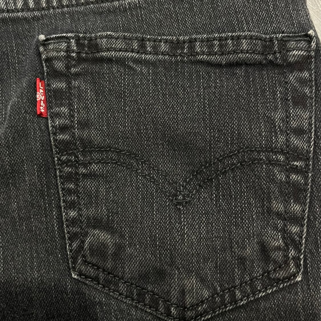 LEVI'S 리바이스 블랙 워싱 데님 팬츠  상품이미지9