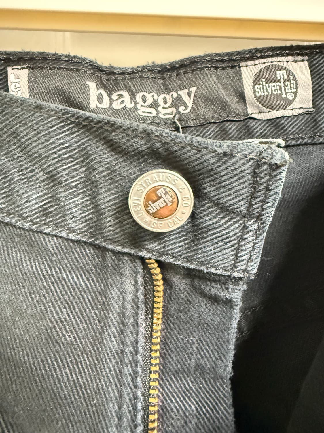 리바이스 실버탭 배기진 블랙 상품이미지4