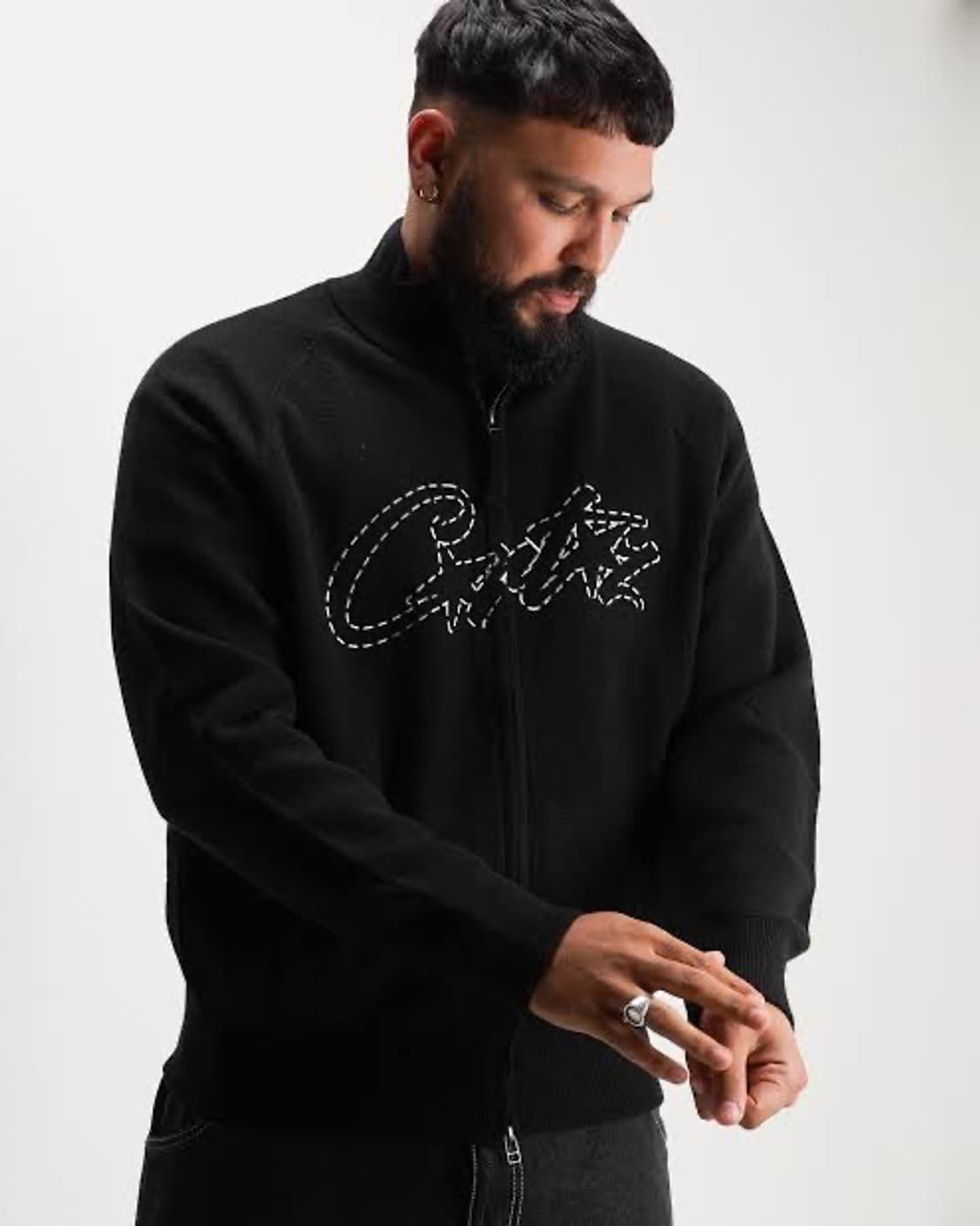 (M size) Corteiz allstarz knit zip up 상품이미지2