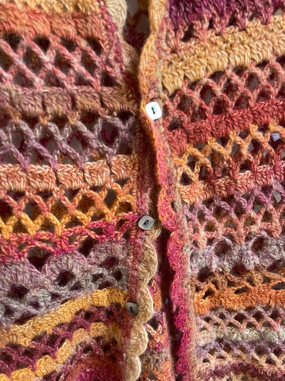 VTG crochet knit vest 상품이미지5
