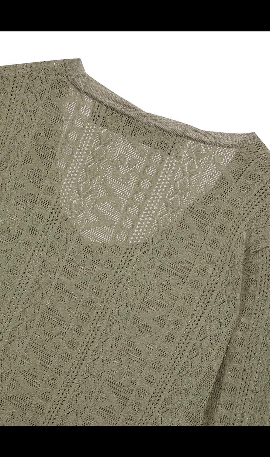 오픈와이와이 YY JACQUARD PULLOVER, KHAKI 상품이미지3