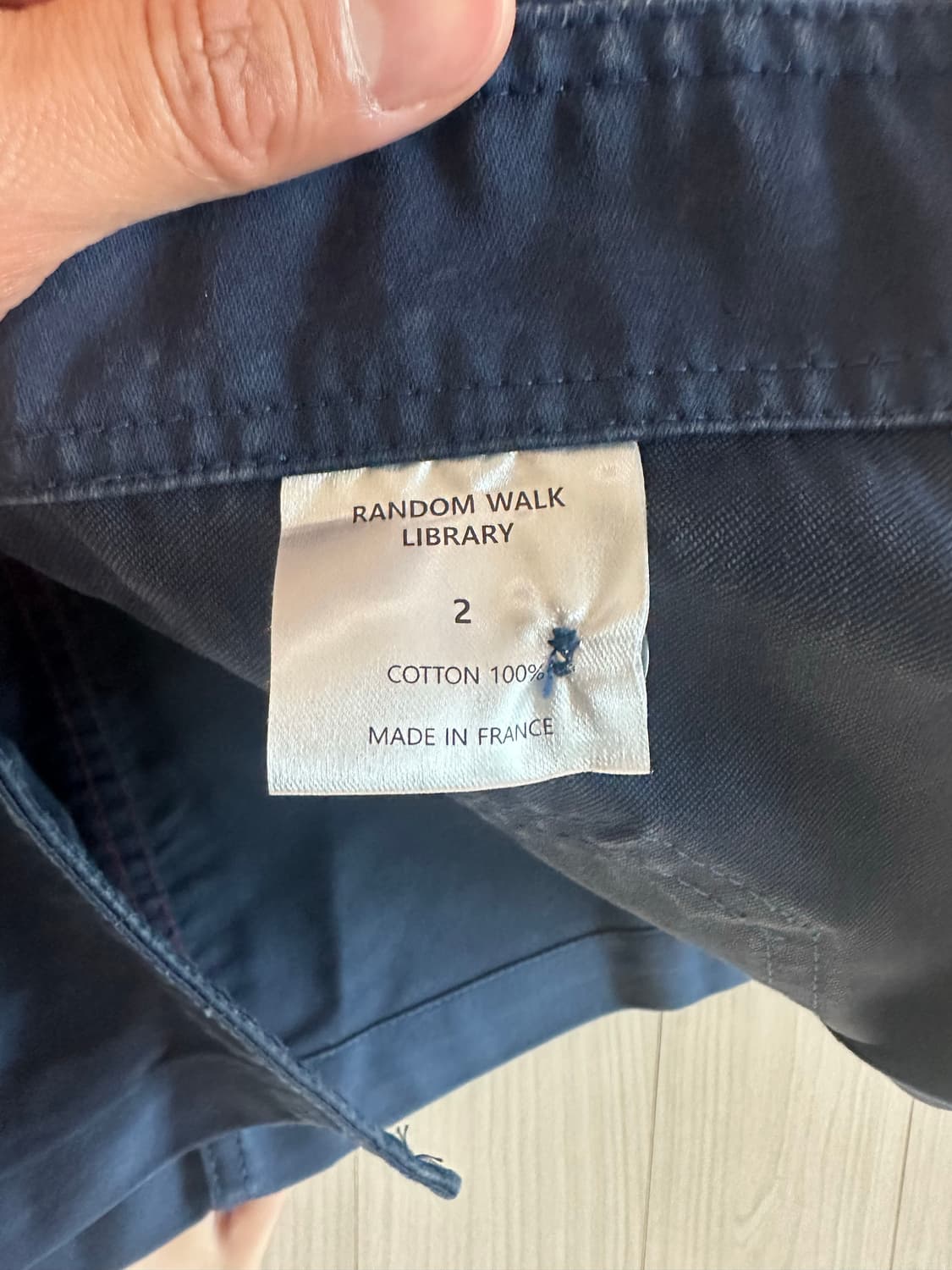랜덤워크 라이브러리 프렌치워크자켓 네이비 2사이즈 상품이미지3