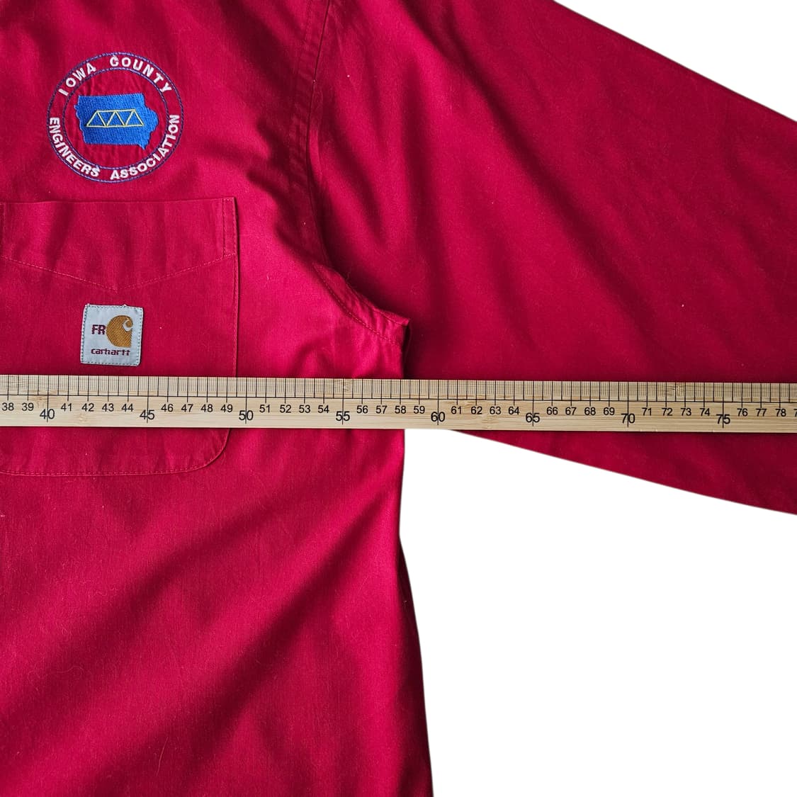 FR칼하트 면 오버핏 긴팔셔츠 L 상품이미지6