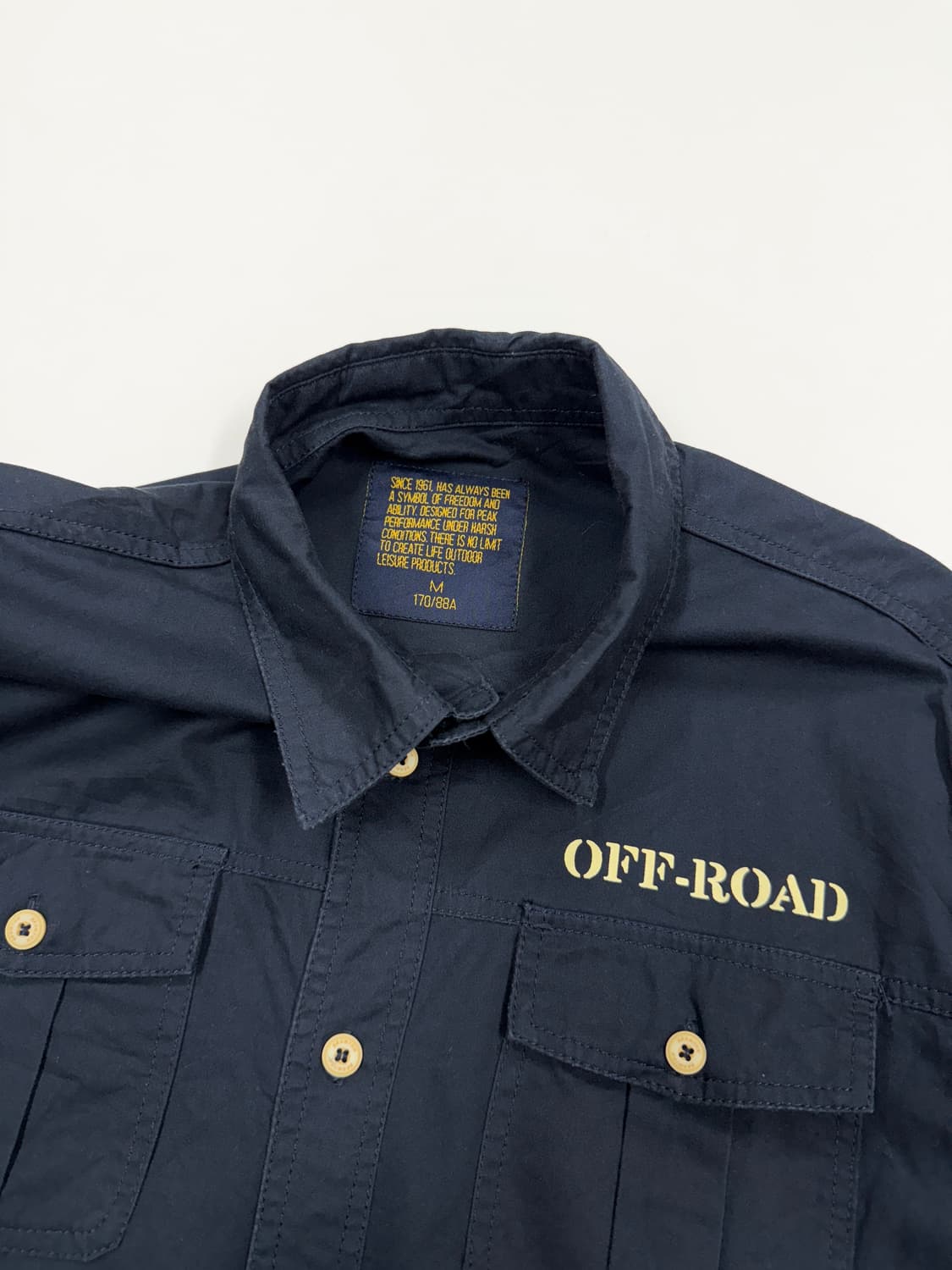오프로드 다크네이비 워크셔츠 상품이미지3