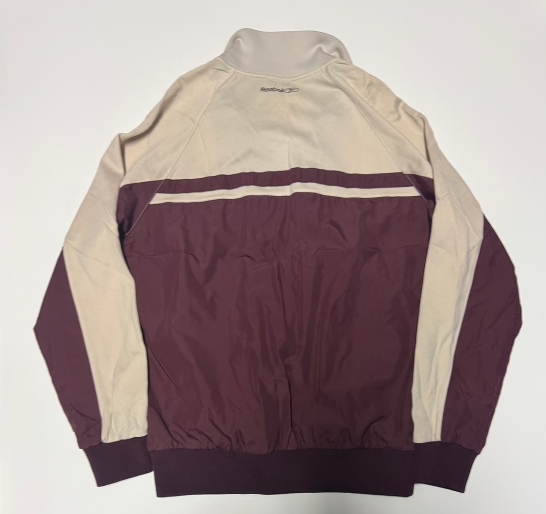 리복 Reebok 올드스쿨 바람막이 트랙탑 져지 버건디 상품이미지2