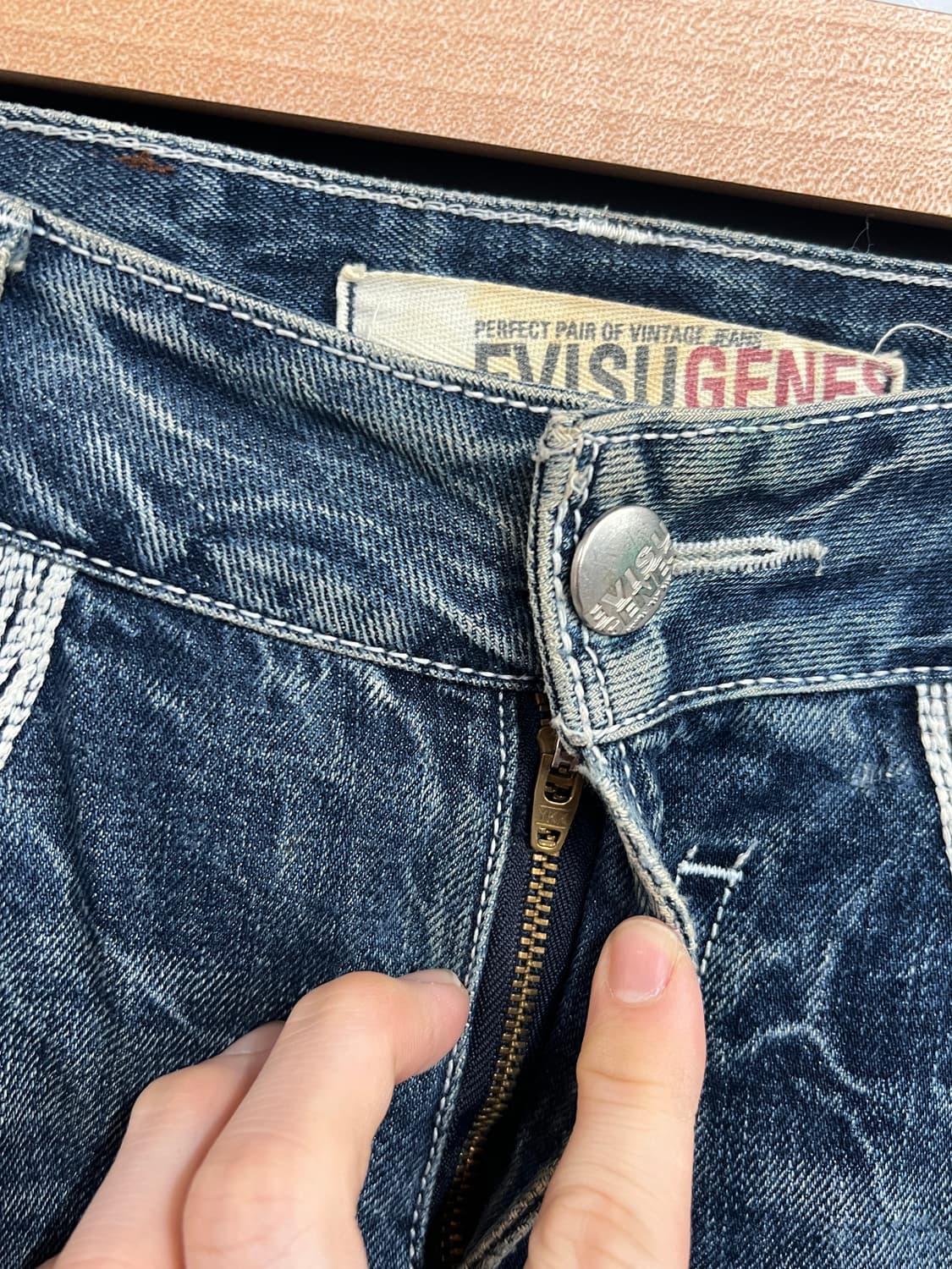 Evisu 에비수 진 워싱 데님 팬츠 상품이미지5