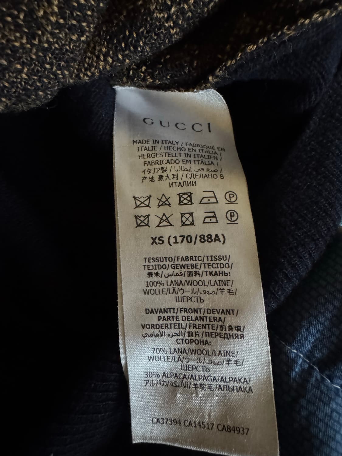  [오늘만 급처] 정품 구찌 GG 니트 / XS(95) / 38만 택포  상품이미지2