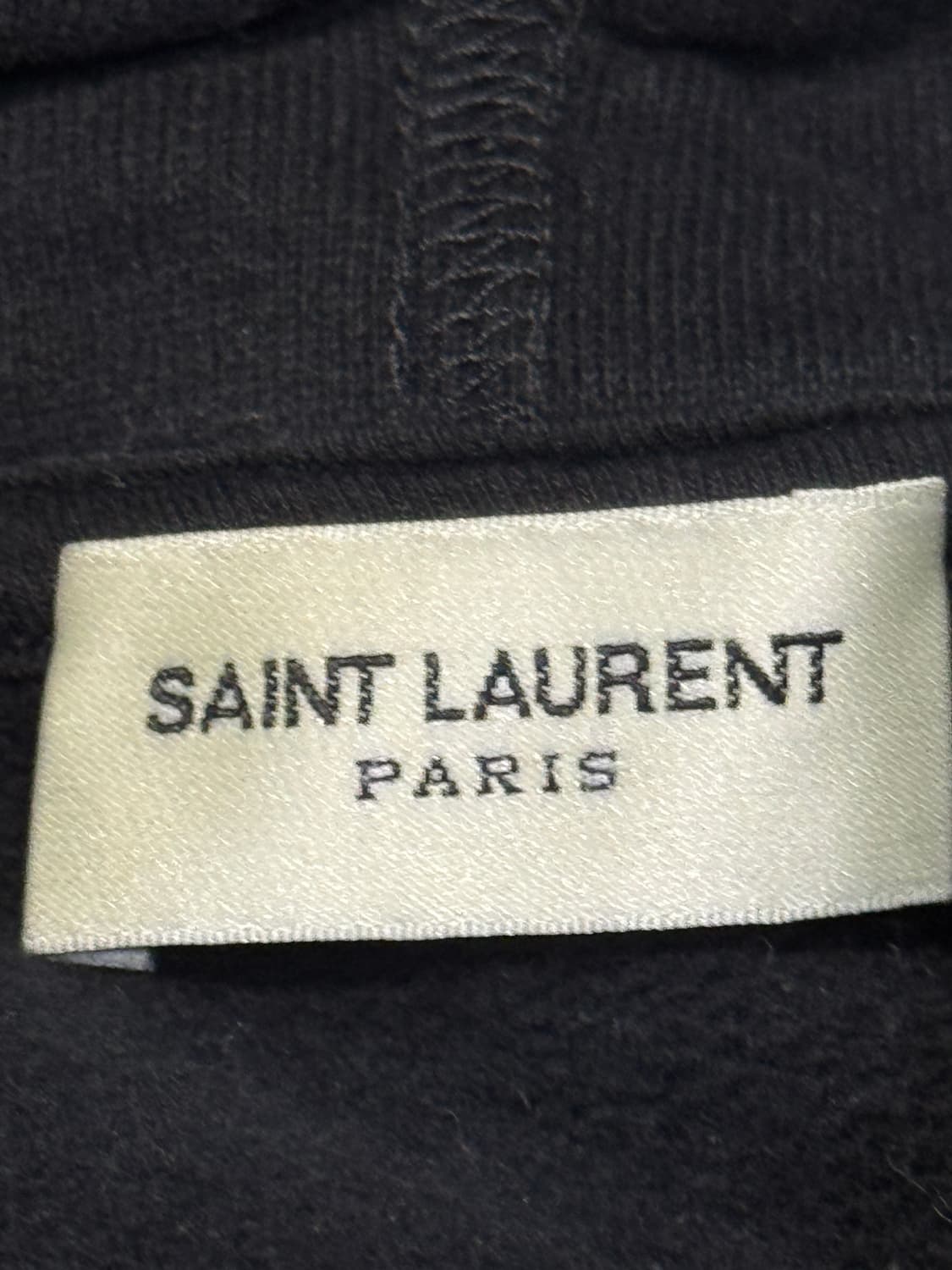 생로랑 50S 시그니쳐 후드 블랙 L 상품이미지5