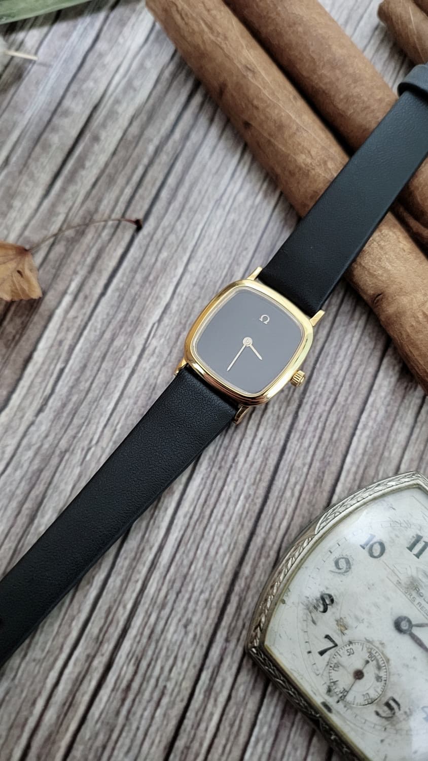 정품 오메가 드빌 미니멀 드레스 쿼츠시계 상품이미지3