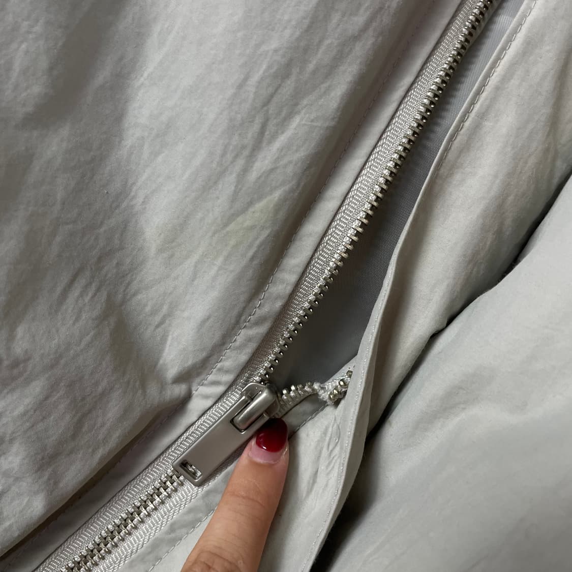 SiiSEO 연베이지 블루종 자켓 XL 상품이미지5