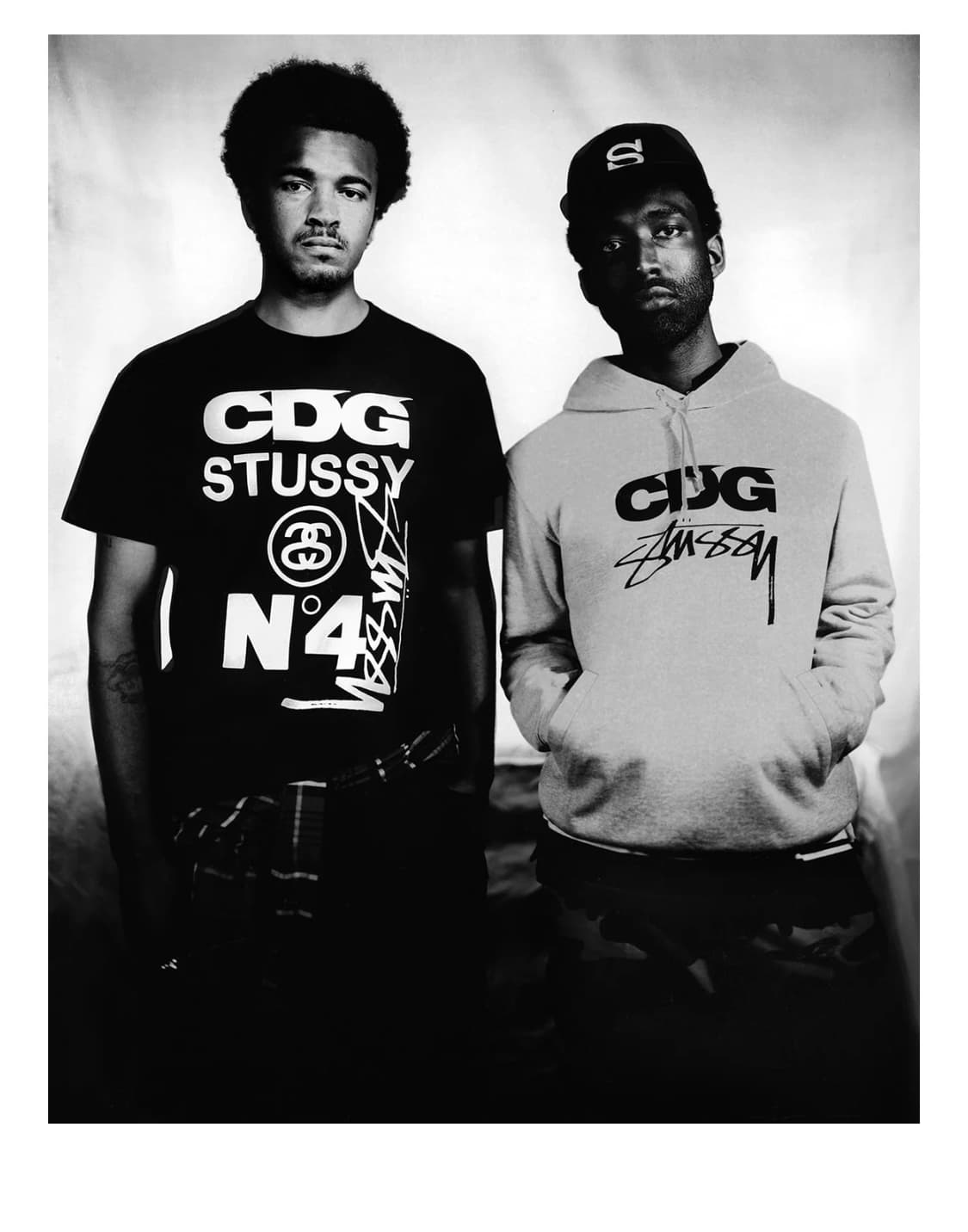 CDG x Stussy 꼼데 X 스투시 후드 그레이 판매합니다 ! 상품이미지7