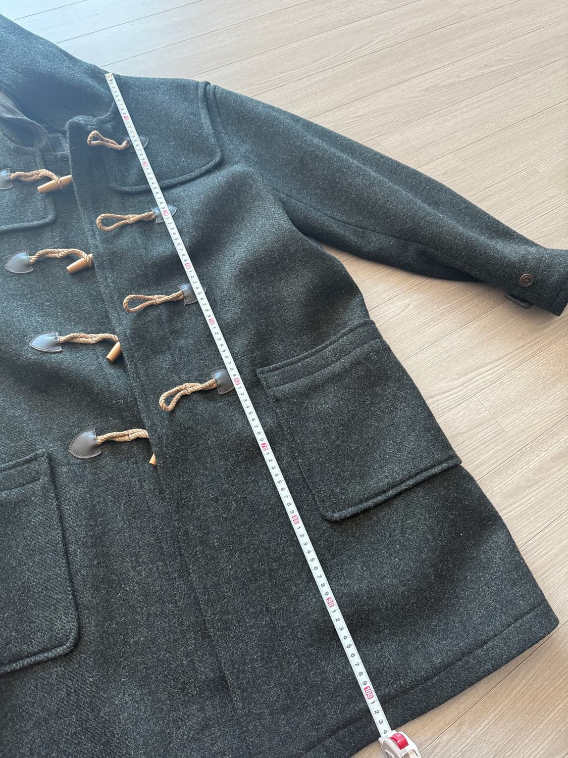 rrl 더블알엘 울 더플코트 다크그레이 xl 상품이미지9