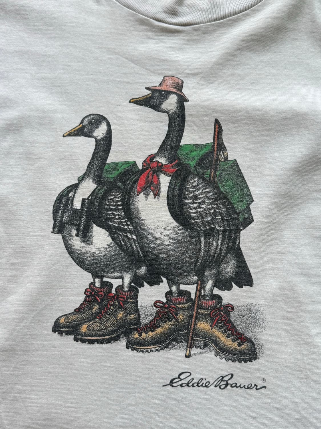 80s Eddie Bauer Print T shirt 상품이미지3