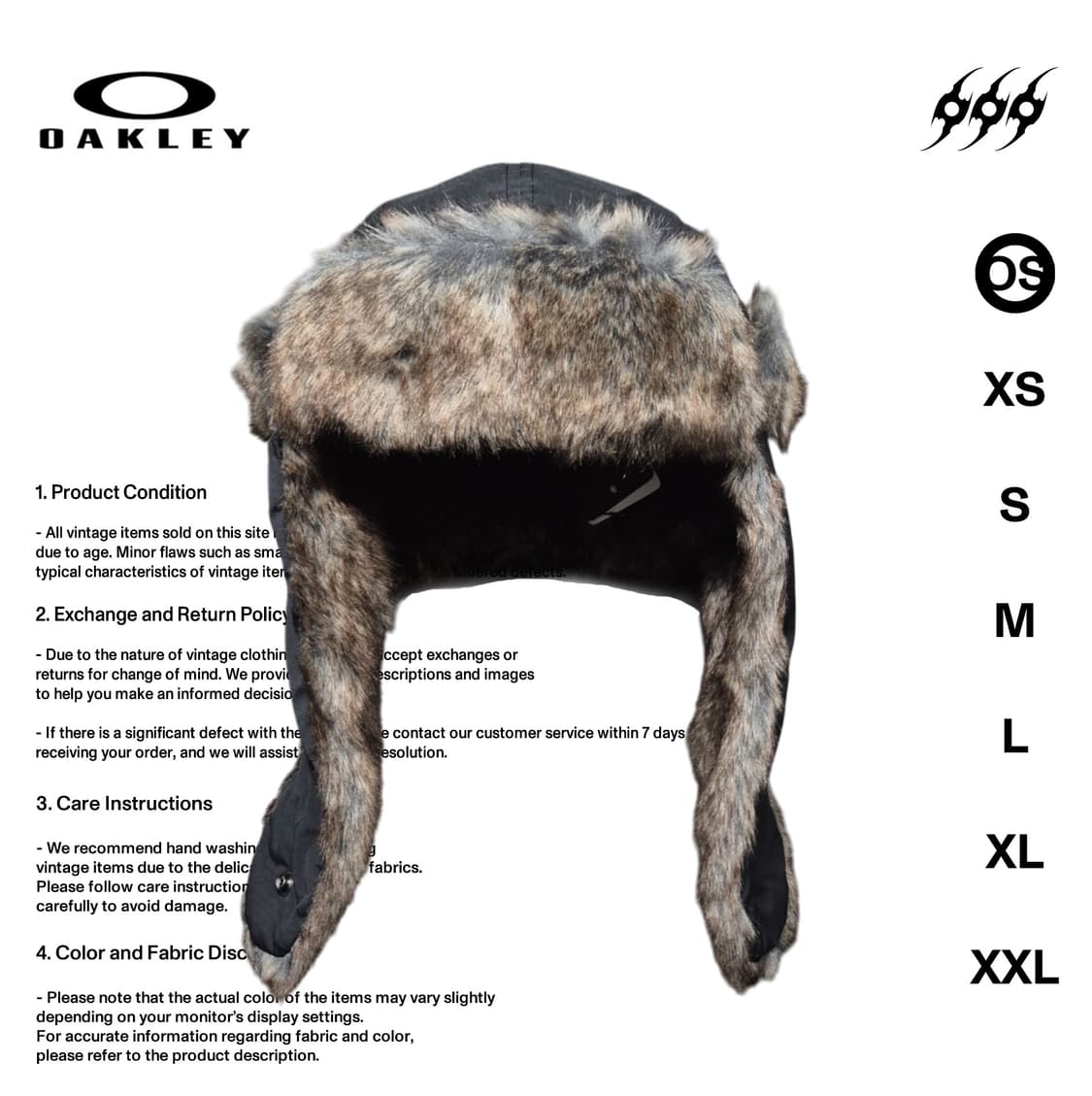 오클리 재팬 퍼 트루퍼햇 상품이미지1