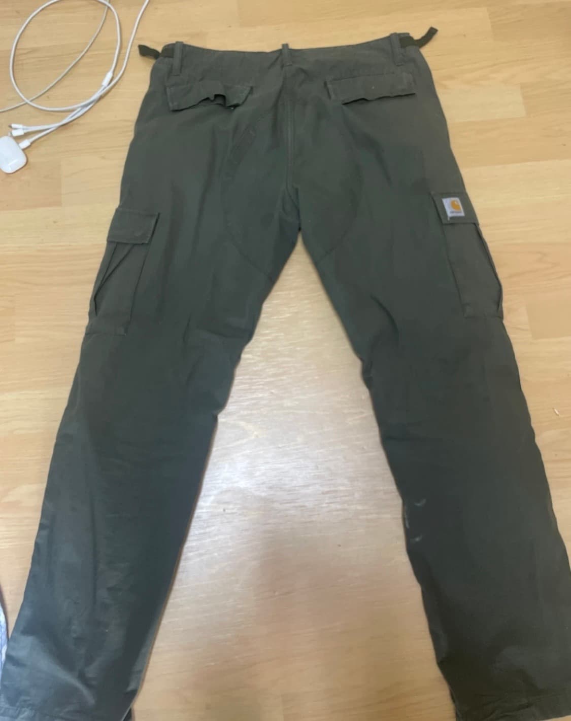 칼하트 레귤러핏 카고바지 카키 상품이미지2