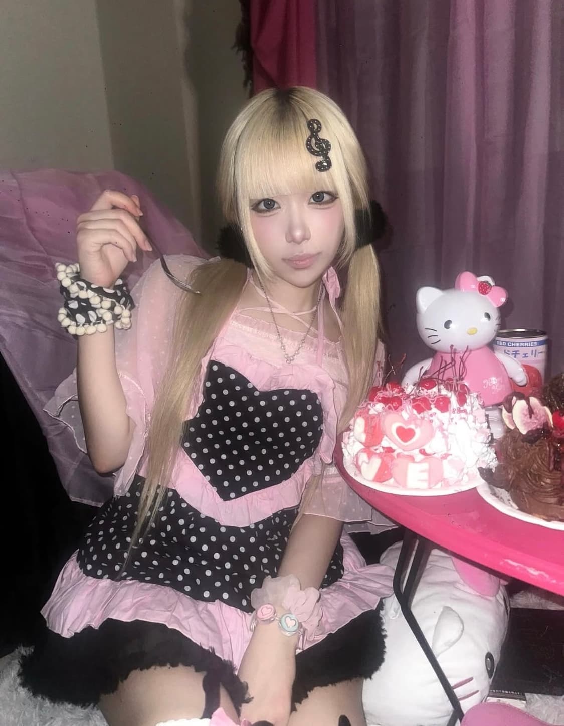 트랄라라 도트 에이프런 상품이미지1