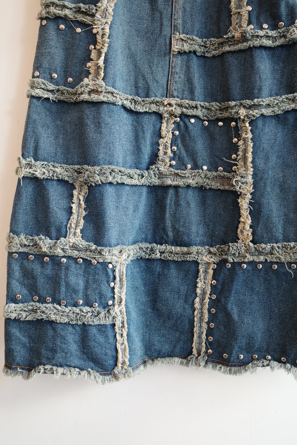 Japan brand 패치워크 데님 스커트 (25인치) 상품이미지4