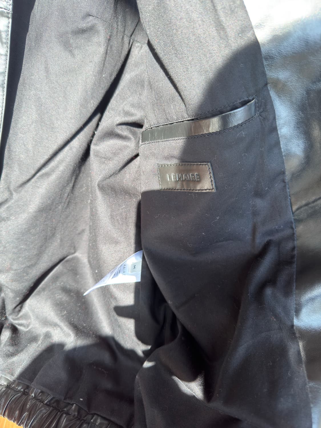 르메르 23ss 남성 레더 블루종 상품이미지3