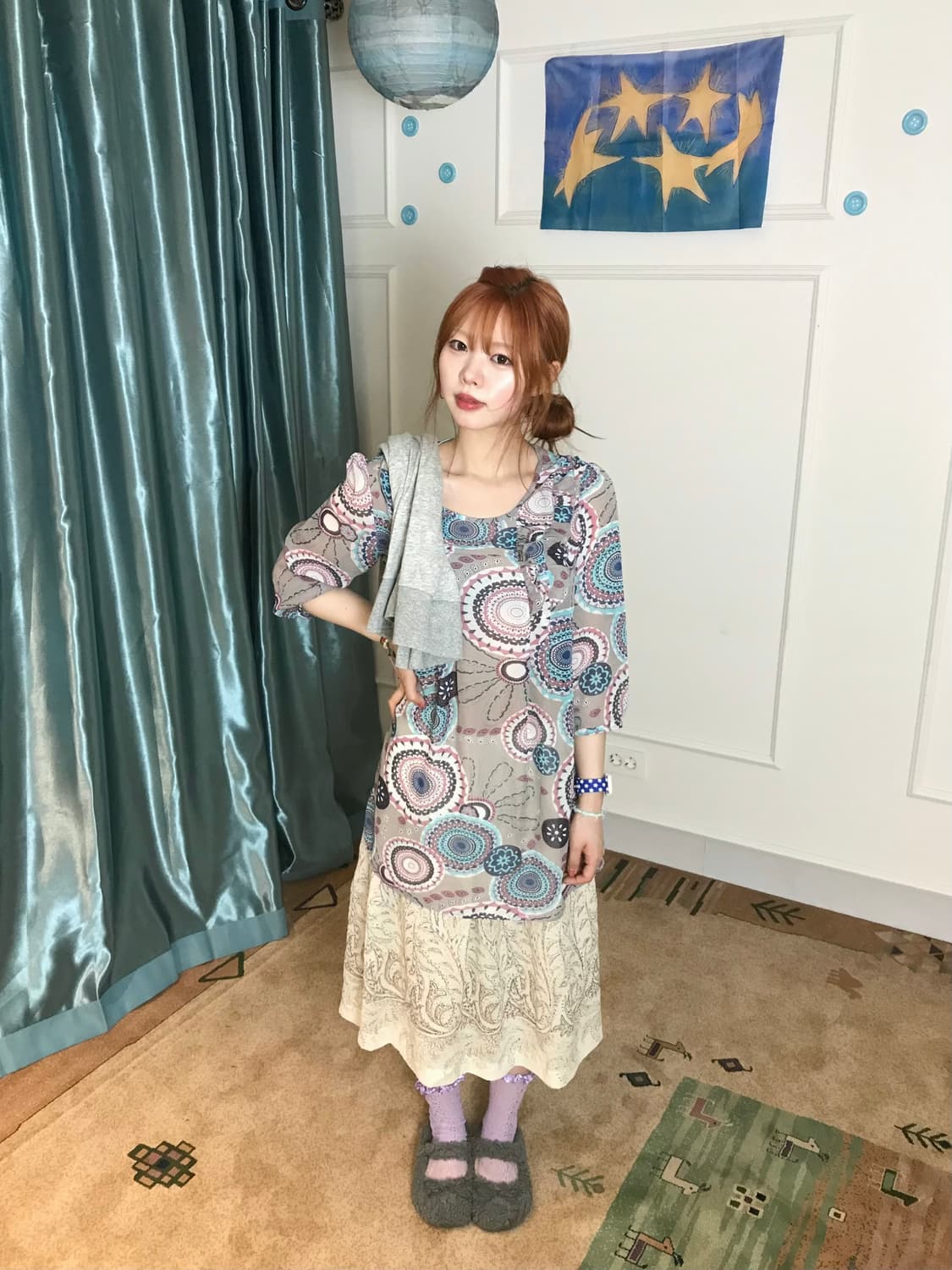 편안하지만 심심하지않은 퍼지는 실루엣이 귀여운 코디셋𖧧𓂃˖₊💐 상품이미지7