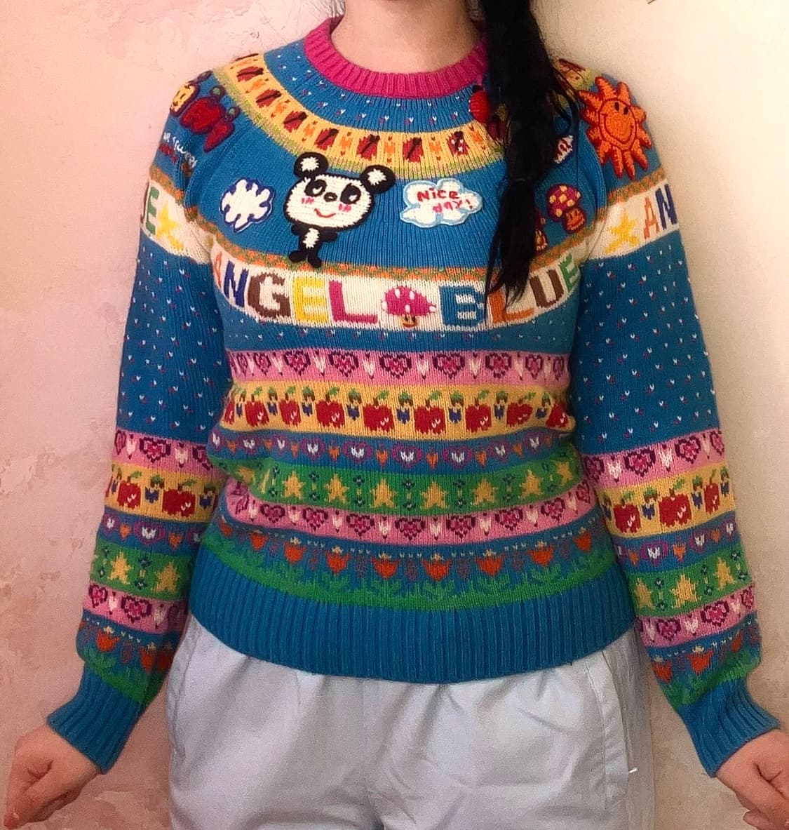 엔젤블루 데코라 스웨터 상품이미지1