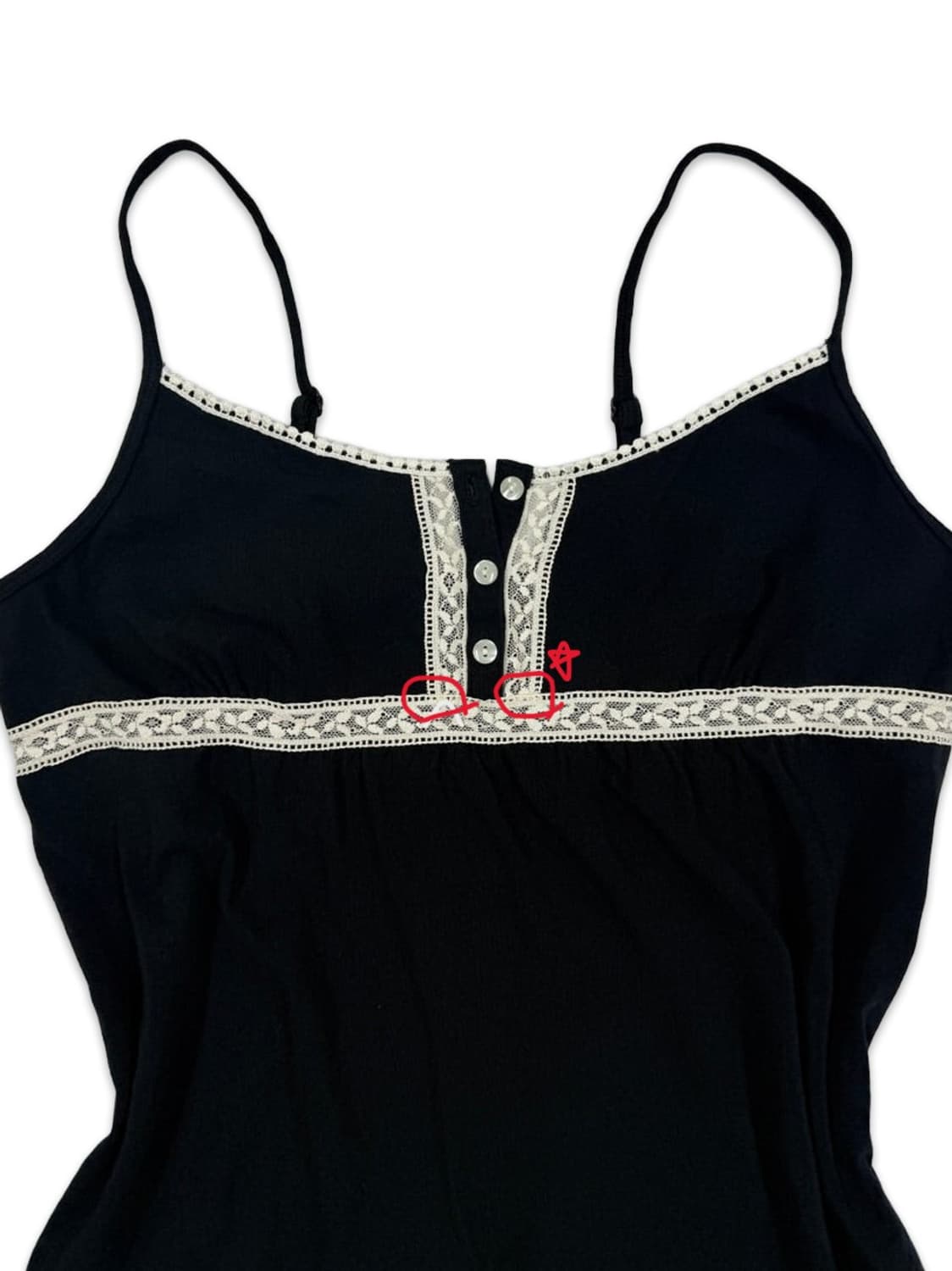 빈티지 블랙 레이스 모리 슬리브리스 상품이미지3