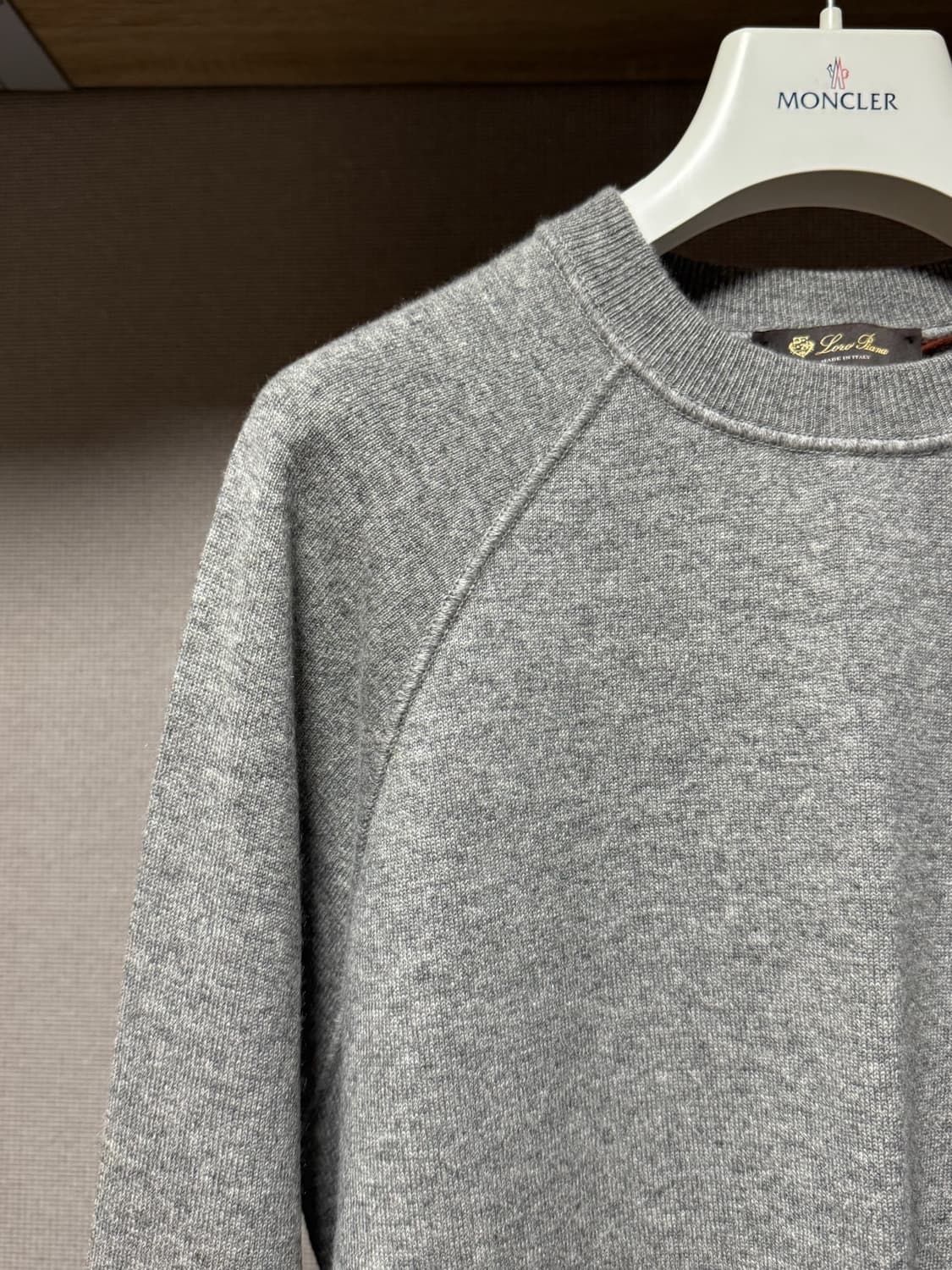 로로피아나 캐시미어 니트 그레이 48 상품이미지3