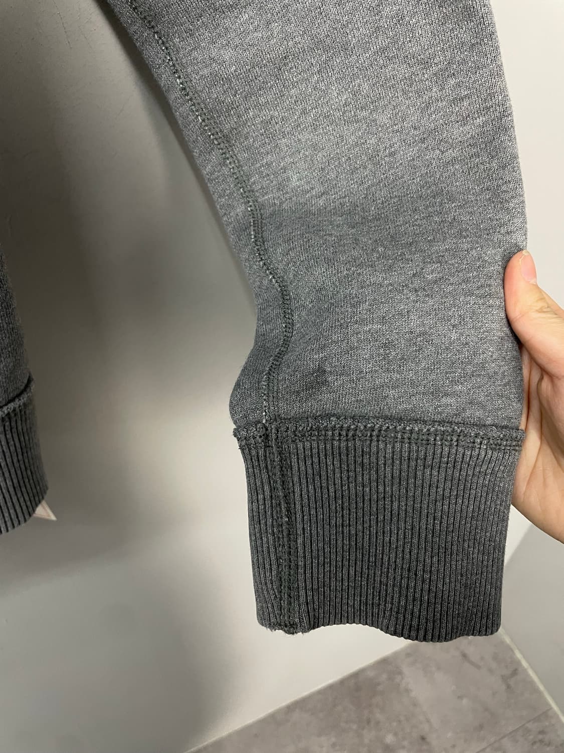 아베크롬비앤피치 아치로고 그레이 후드집업 H1258 상품이미지6